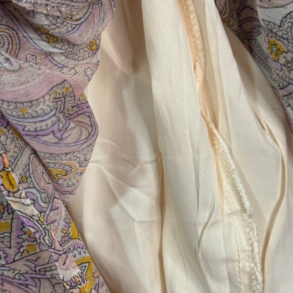 Revolve Line & Dot Boho Paisley Long Sleeve Gianna Romper Pockets MSRP $148 - Picture 9 of 11